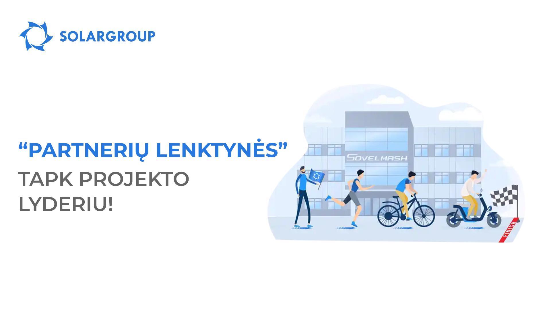 „Partnerių lenktynės“: tapk projekto lyderiu!