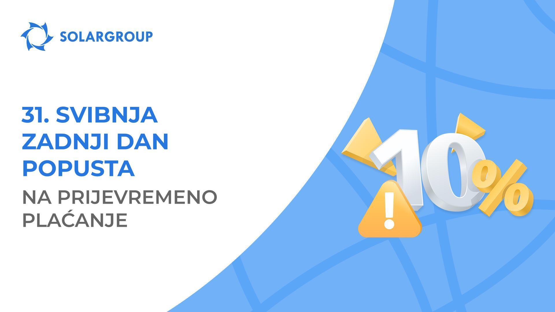 Ukidamo popust od 10 % na prijevremenu otplatu