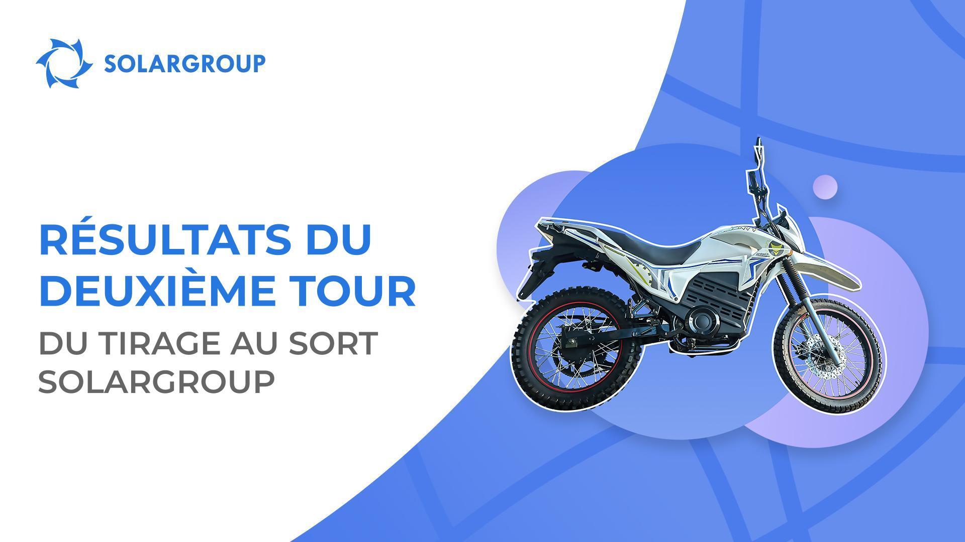 Vérifiez si vous avez gagné la moto électrique