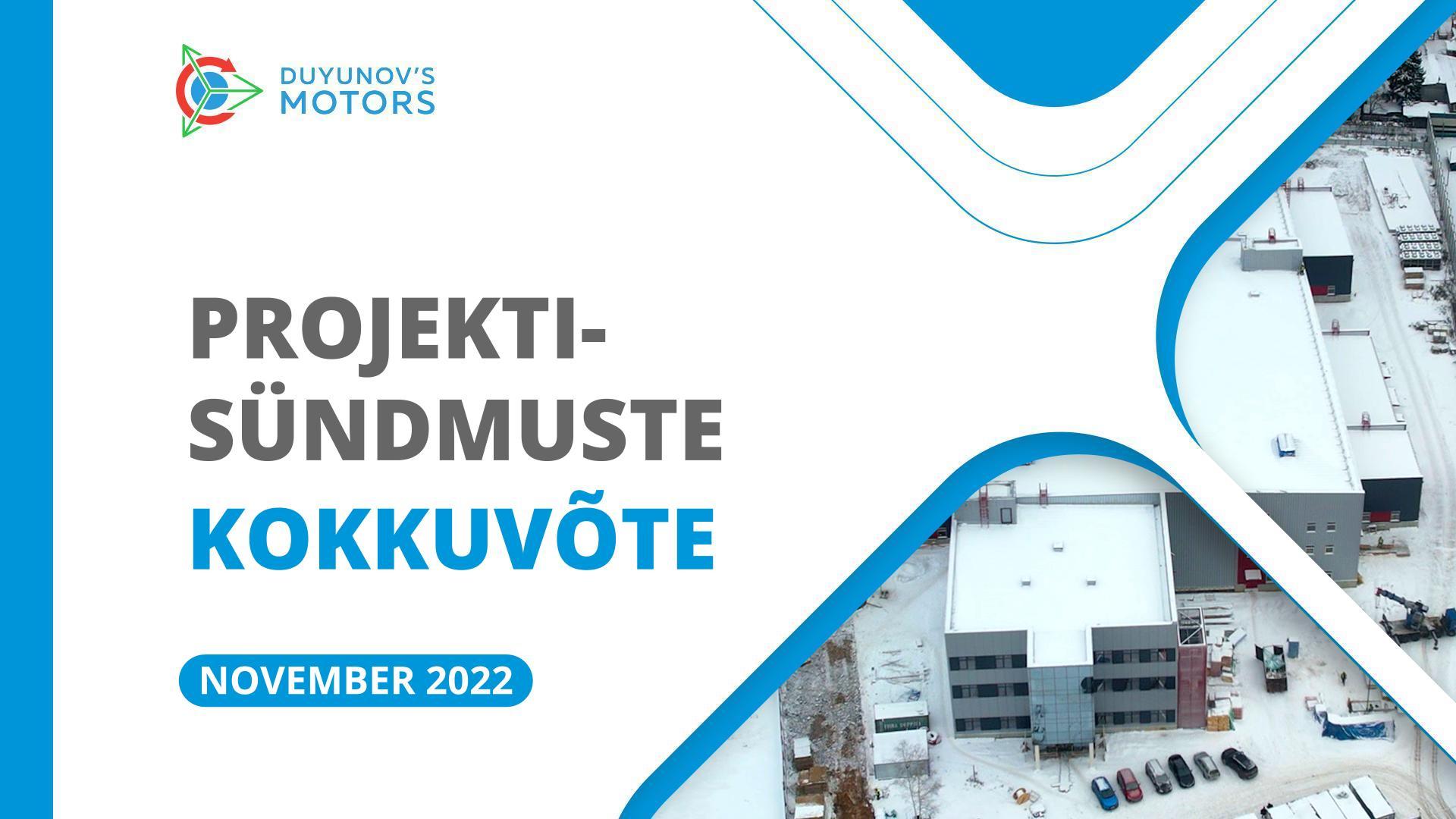 Projekti sündmused: novembrikuu ülevaade