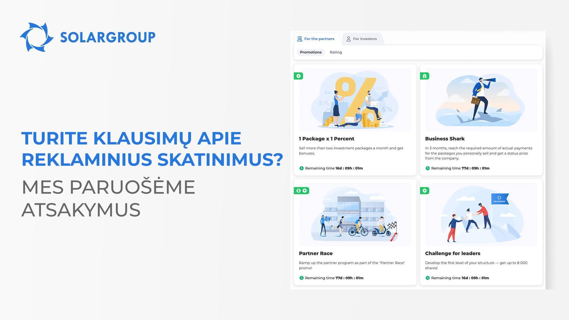 "Turite klausimų apie reklaminius  skatinimus? Mes paruošėme  atsakymus "