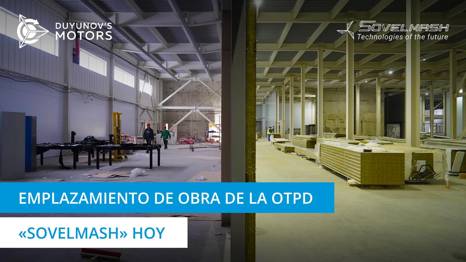 El emplazamiento de obra "Sovelmash" hoy