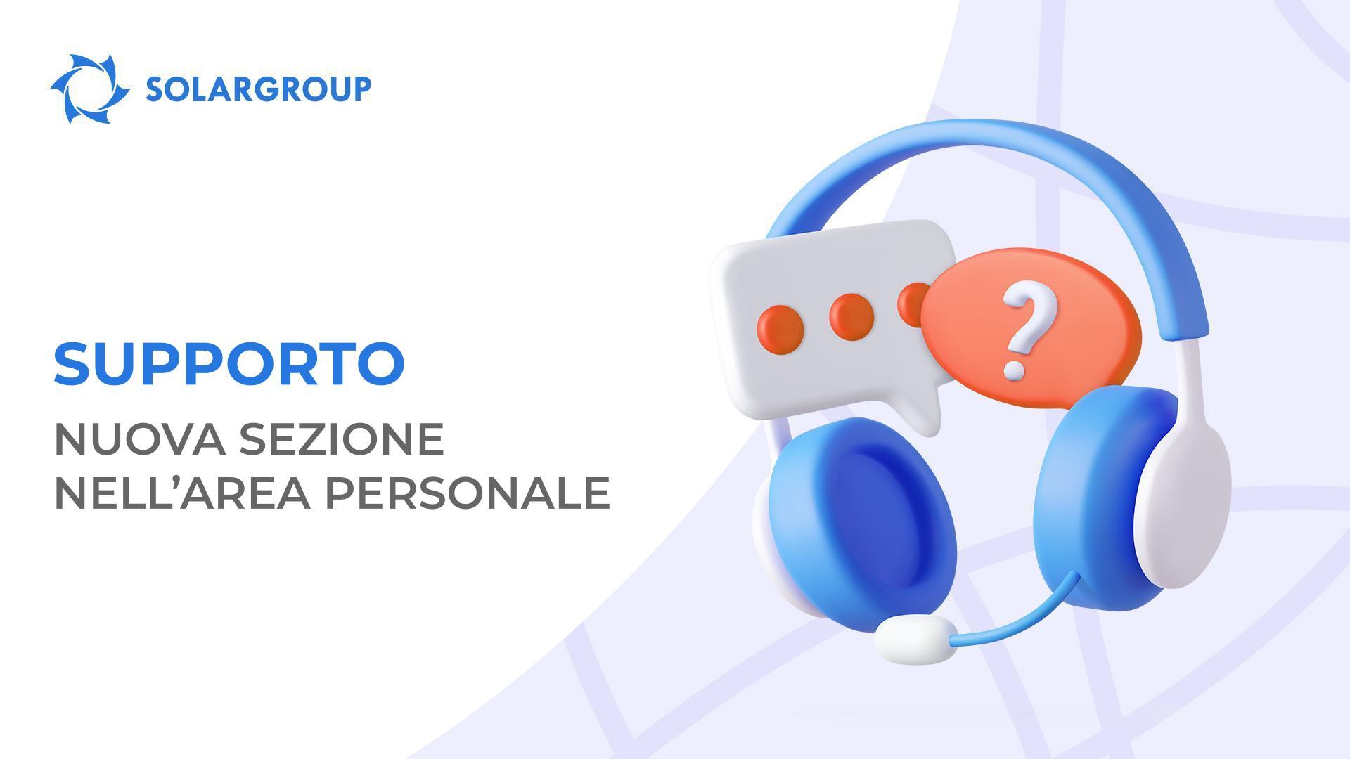 Ancora più supporto nell'area personale