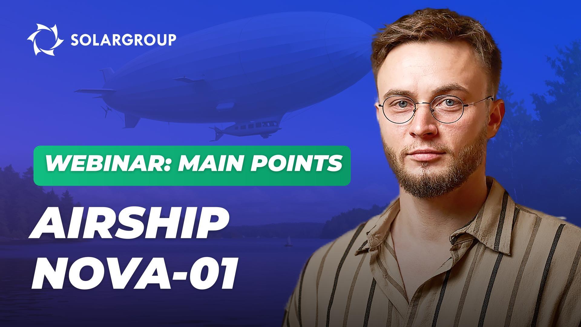 Airship NOVA-01: A breakthrough in unmanned aviation
