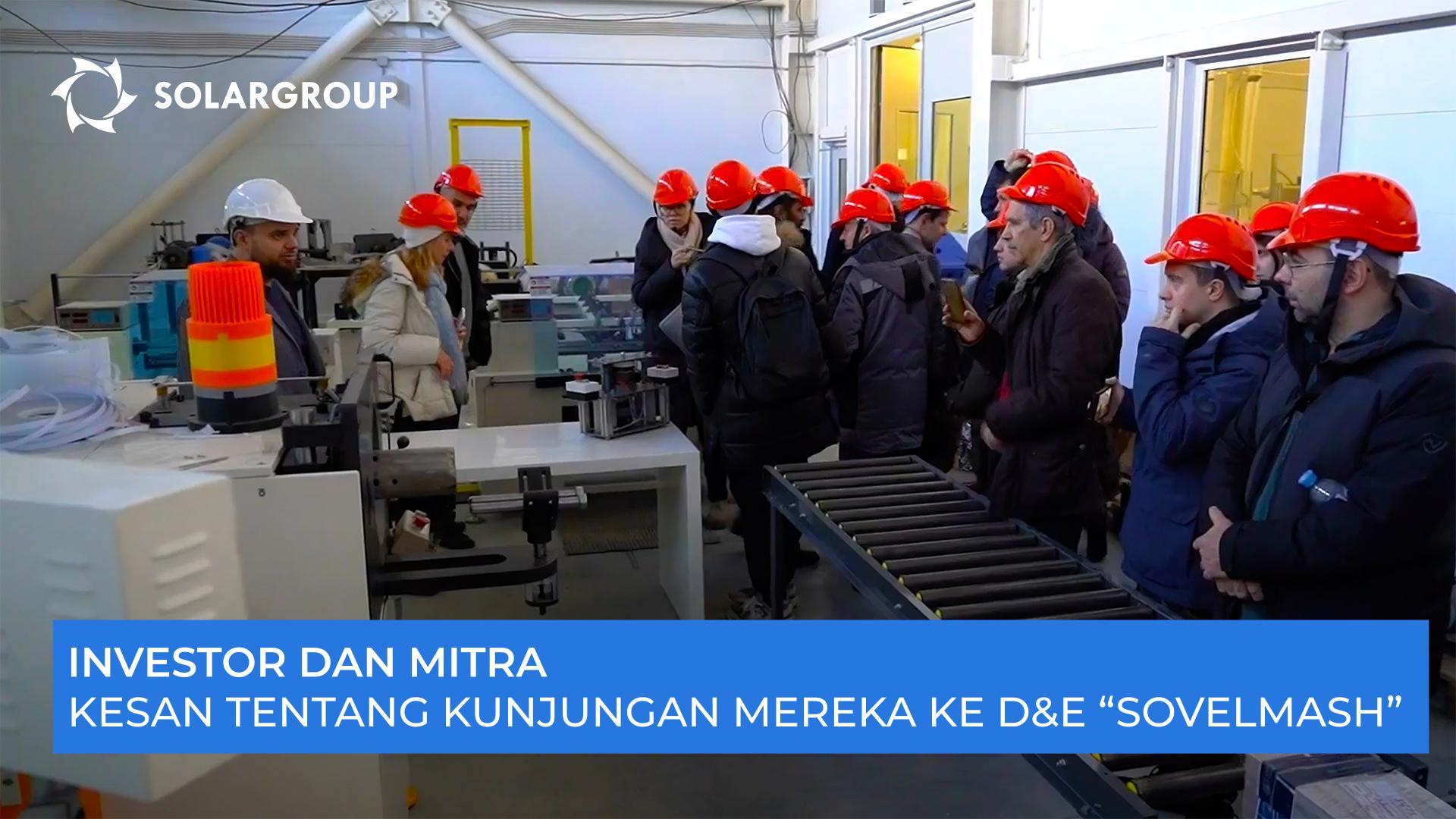 "Dana digunakan untuk tujuan yang benar" - para tamu "Sovelmash" menyaksikannya sendiri