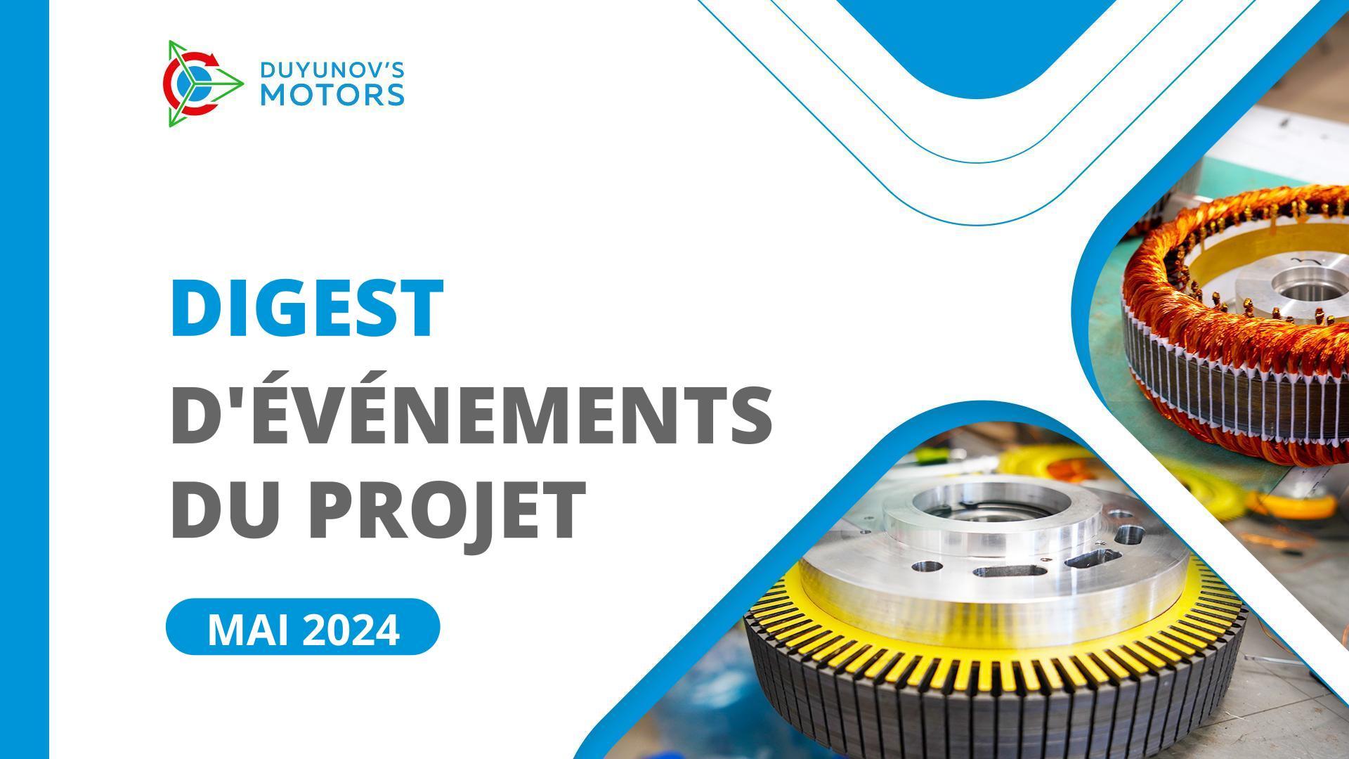 Événements clés du projet en mai 2024