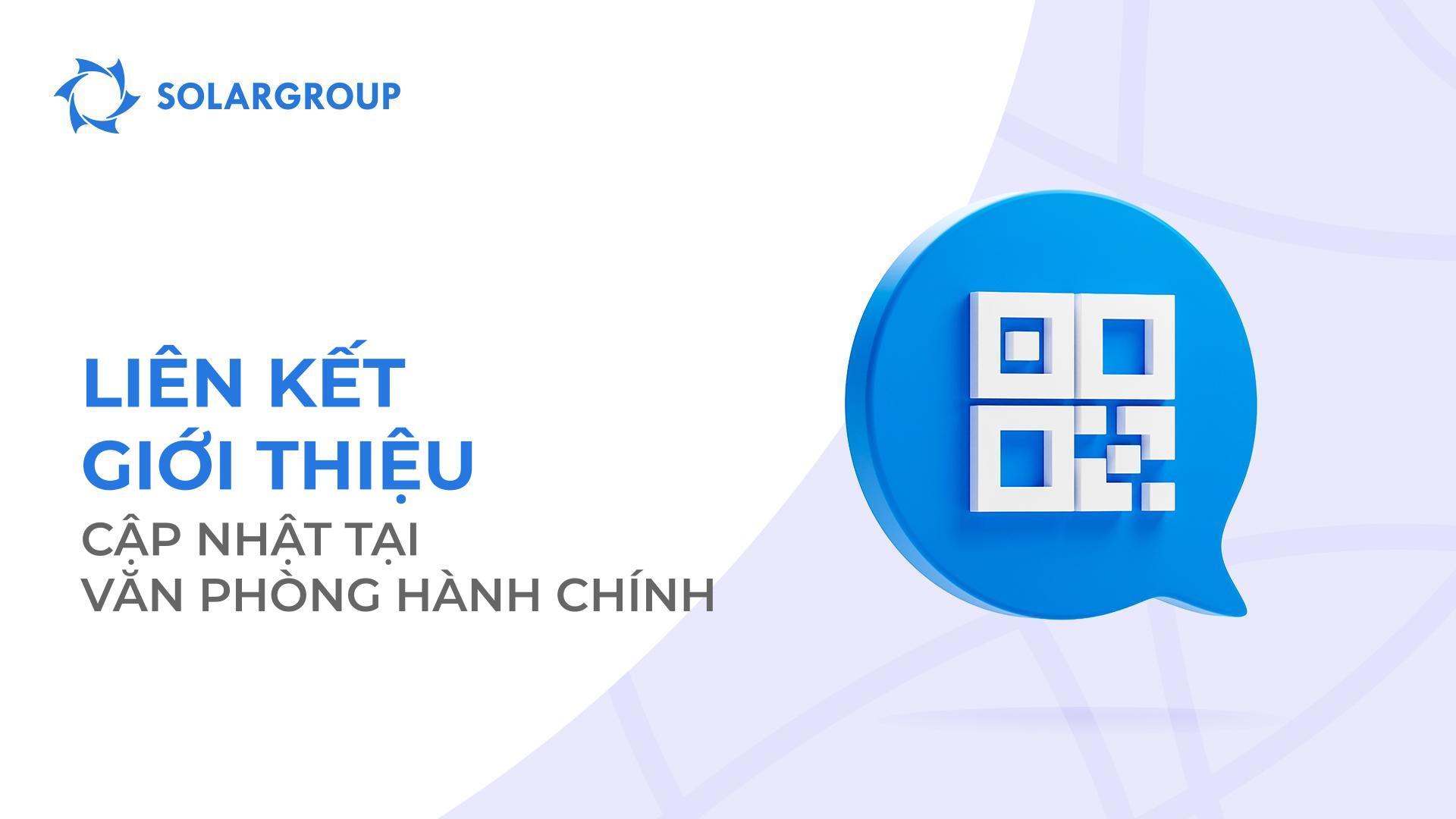 Phần "Liên kết giới thiệu" ở văn phòng hành chính đã được cập nhật
