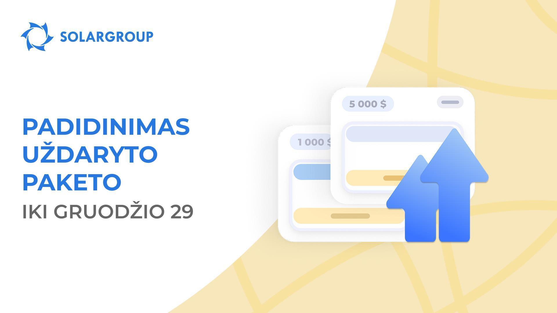 Specialus pasiūlymas investuotojams, ištikimiems projektui