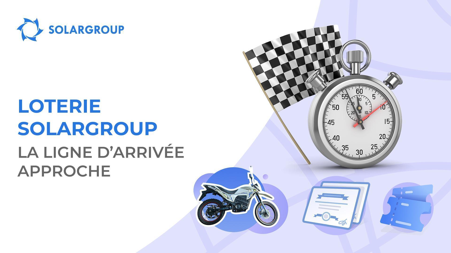 Derniers jours du 3ème tour de la loterie SOLARGROUP