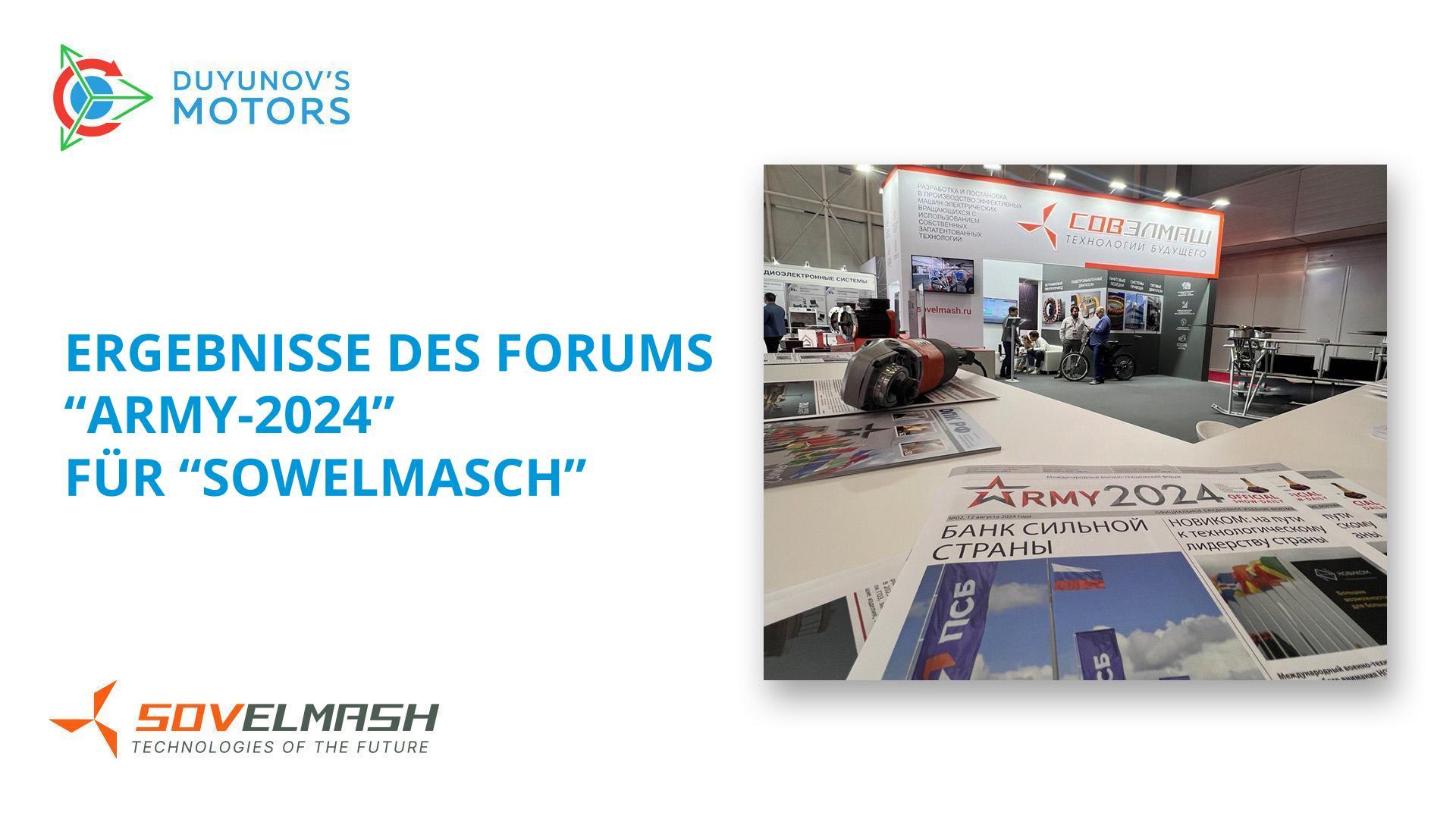 Wie waren die drei Tage des Forums für "Sowelmasch"?