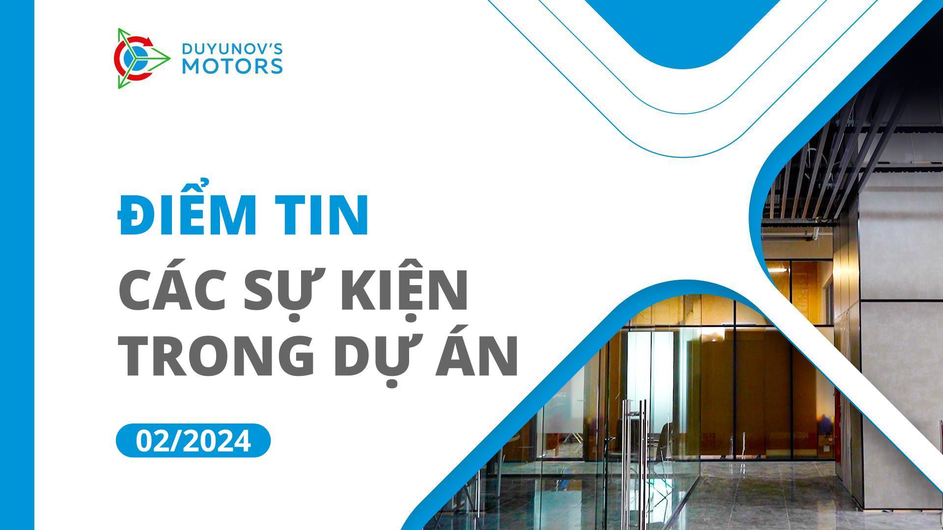 Sự kiện chính của dự án trong tháng 2