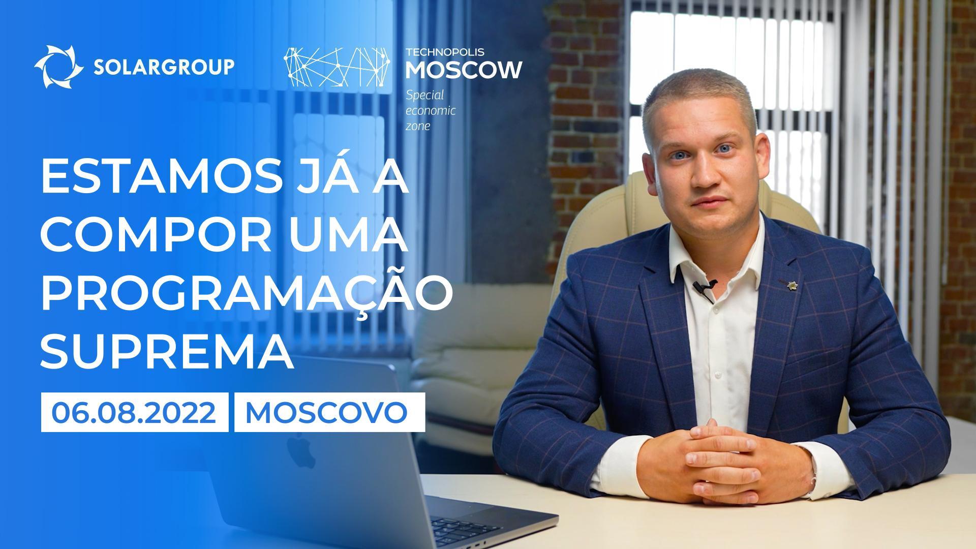 "Estamos já a compor uma programação suprema": As palavras de Pavel Filippov sobre a futura conferência da SOLARGROUP