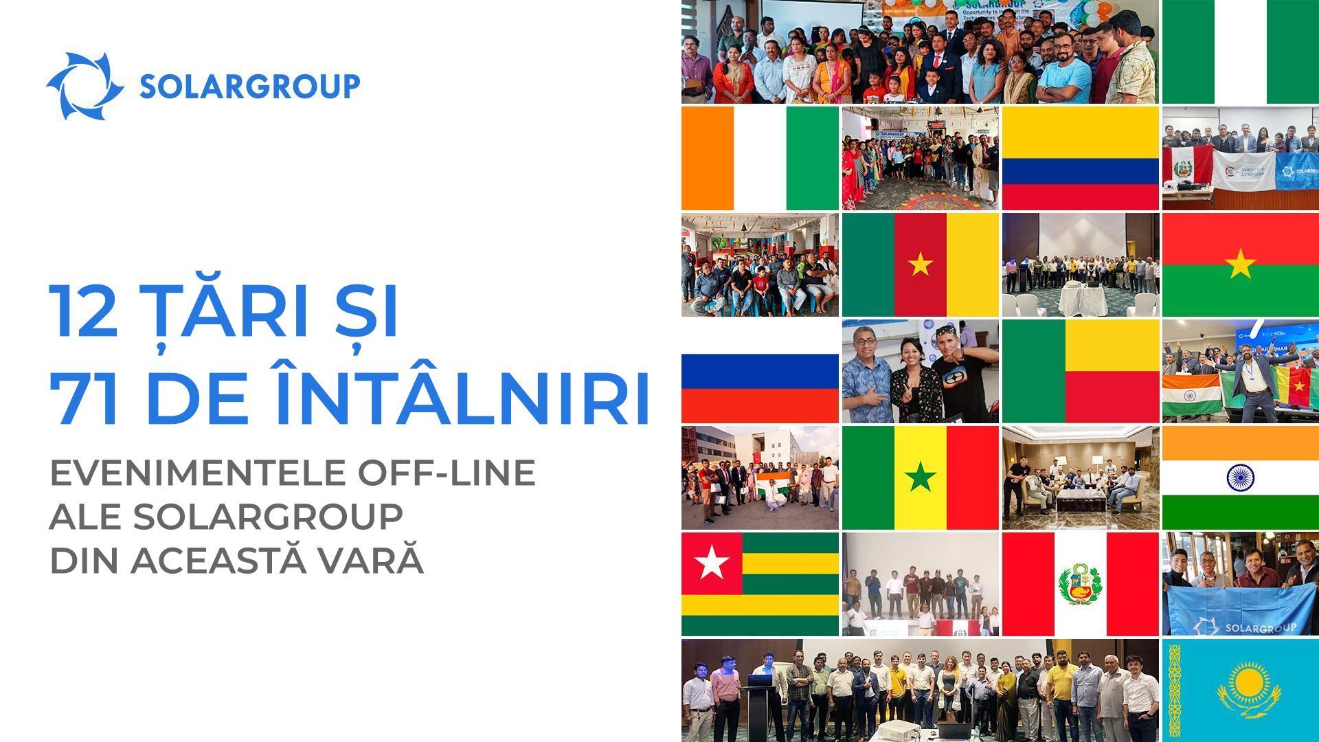 12 țări și 71 de întâlniri: evenimentele off-line ale SOLARGROUP din această vară