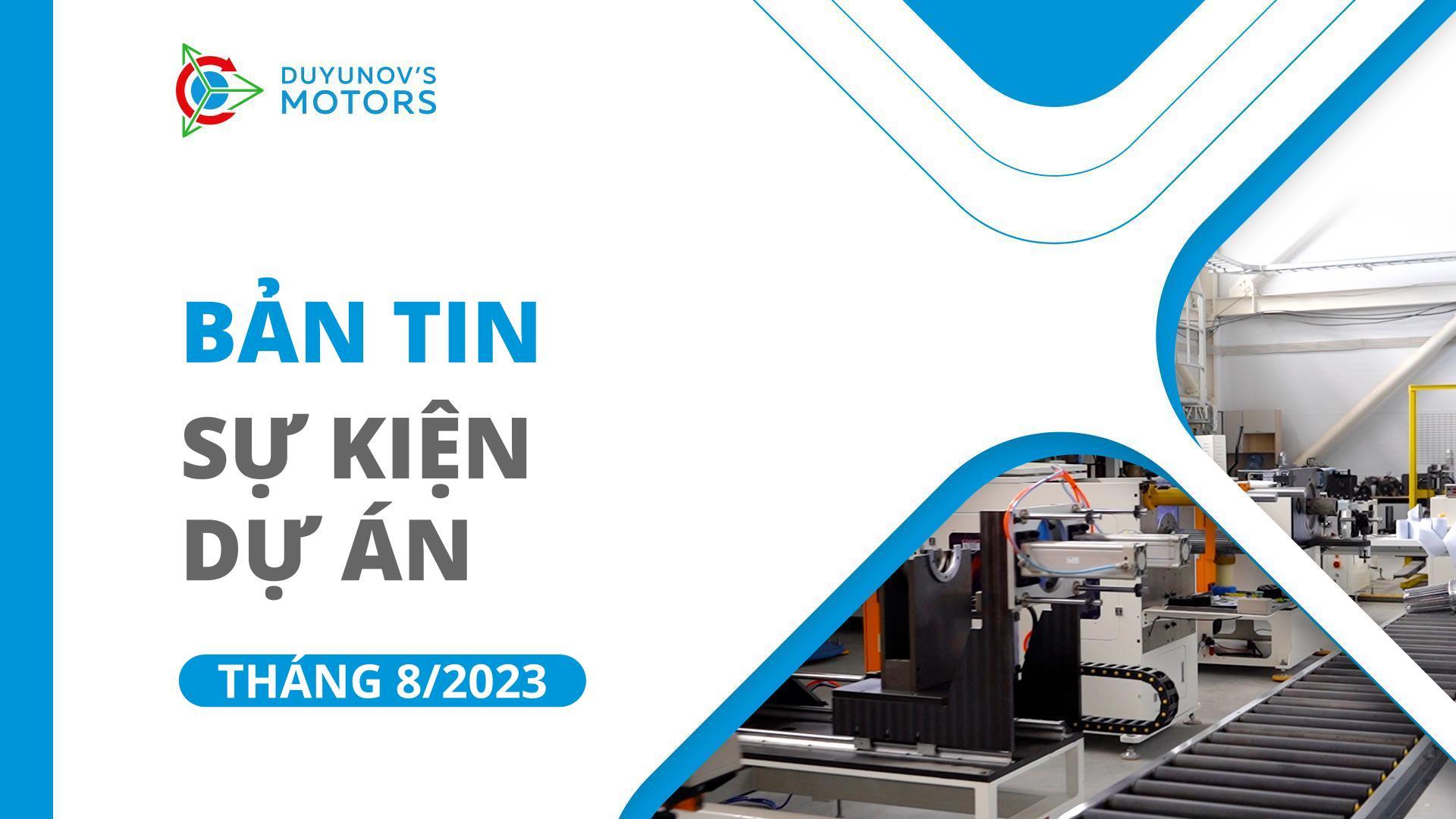 Sự kiện chính của dự án trong tháng 8