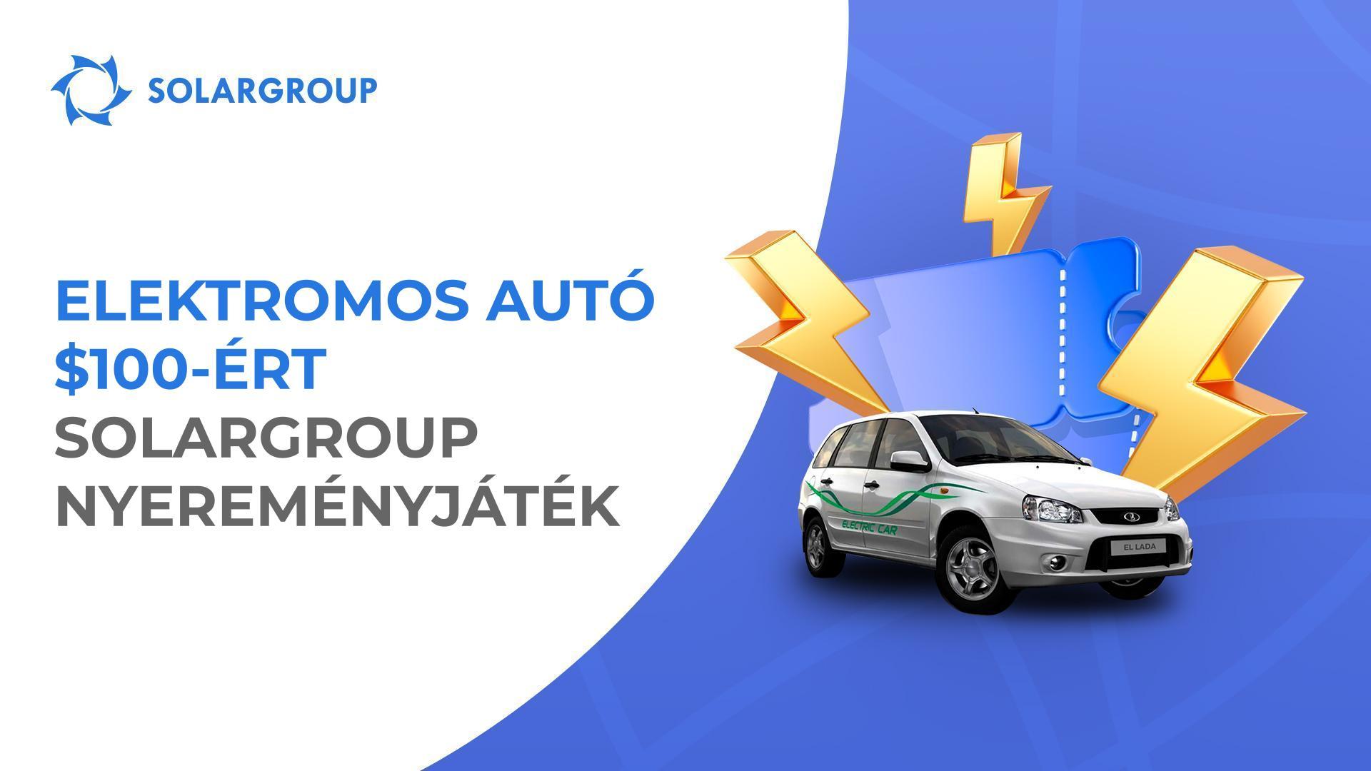 Hogyan lehet elektromos autót nyerni a SOLARGROUP nyereményjátékában?
