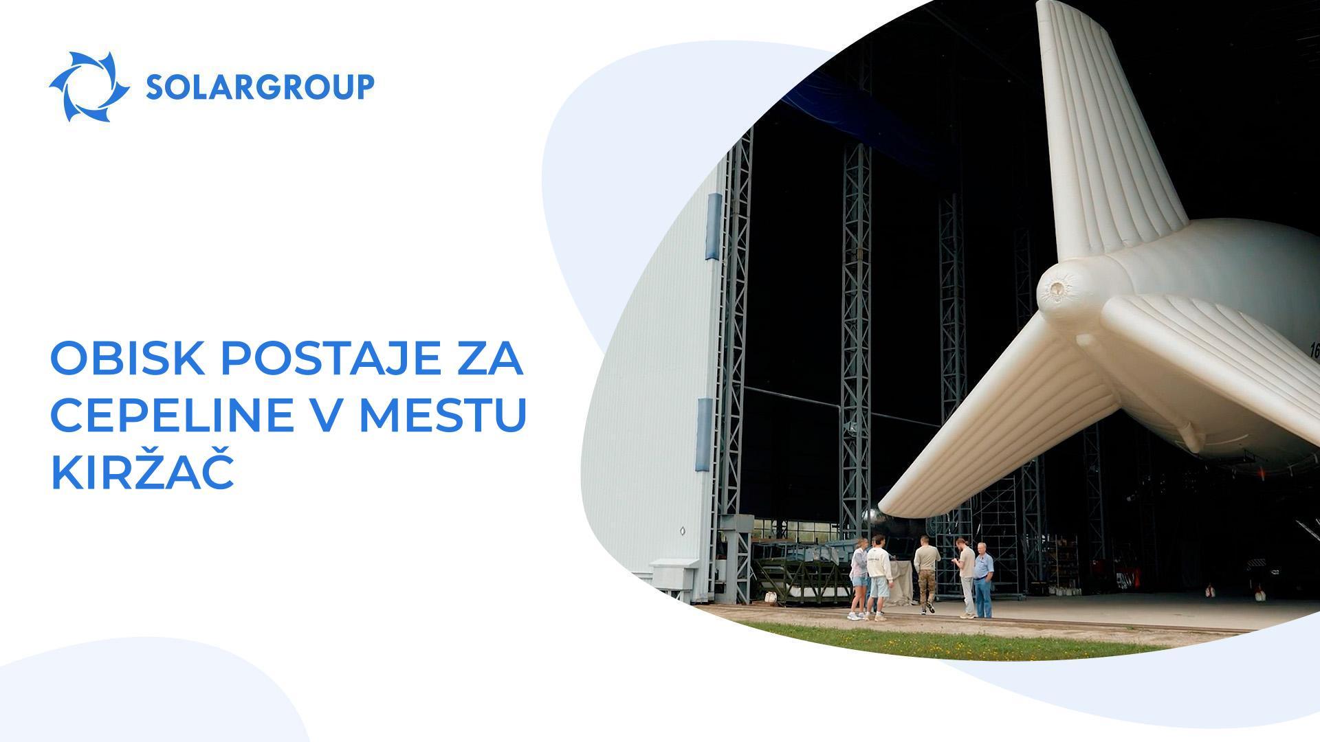 Prvi obisk postaje za cepeline v mestu Kiržač