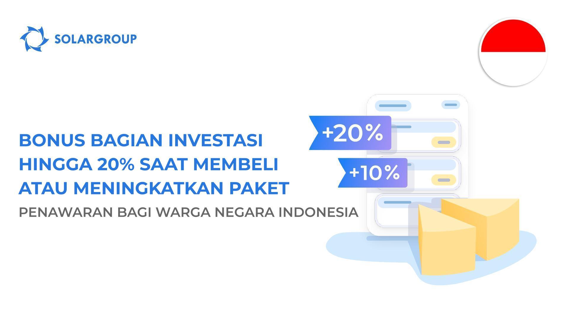 "Bonus Regional": penawaran baru untuk warga Indonesia