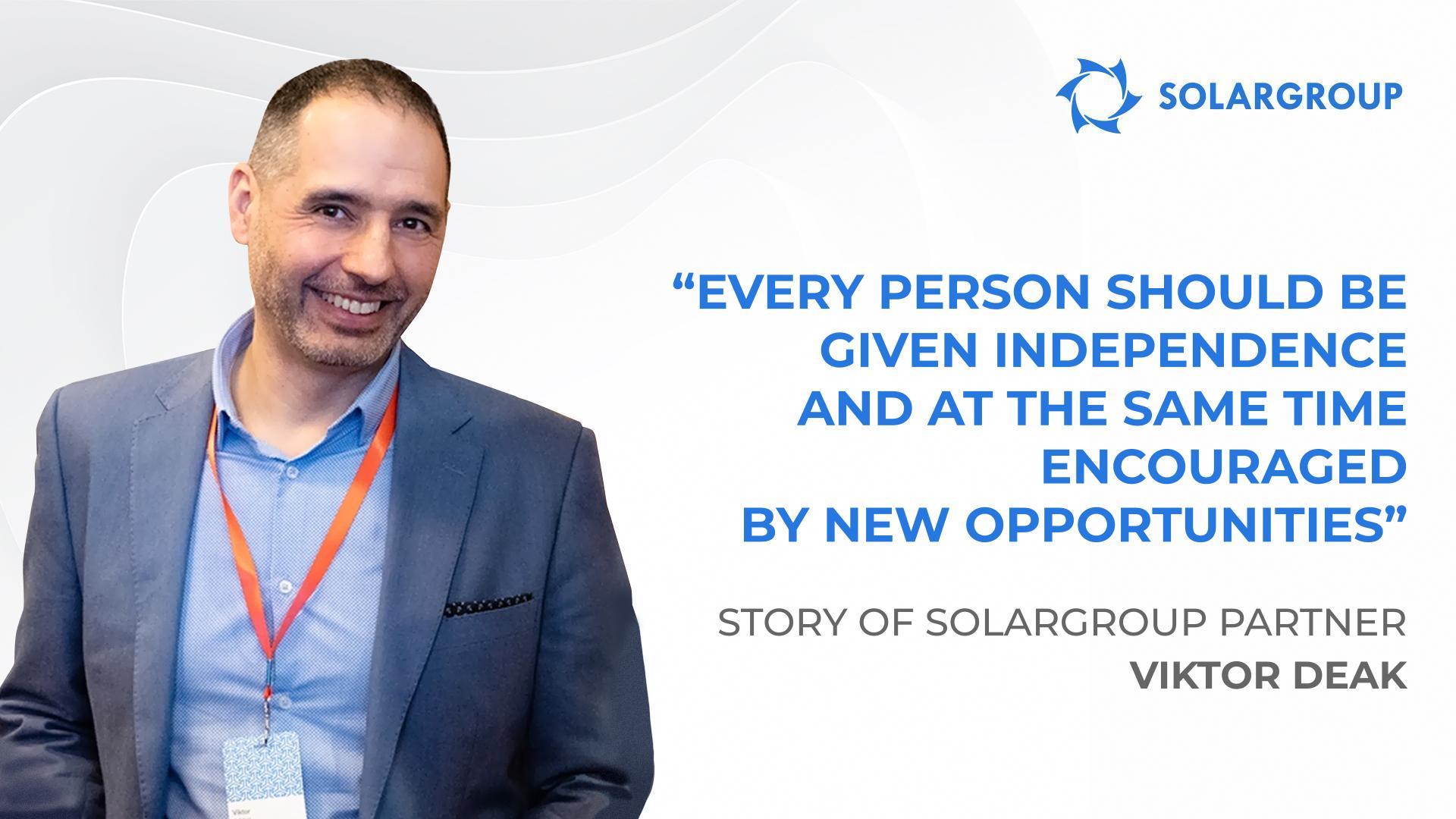 From the army to a national representative office | Story of partner Viktor Deak