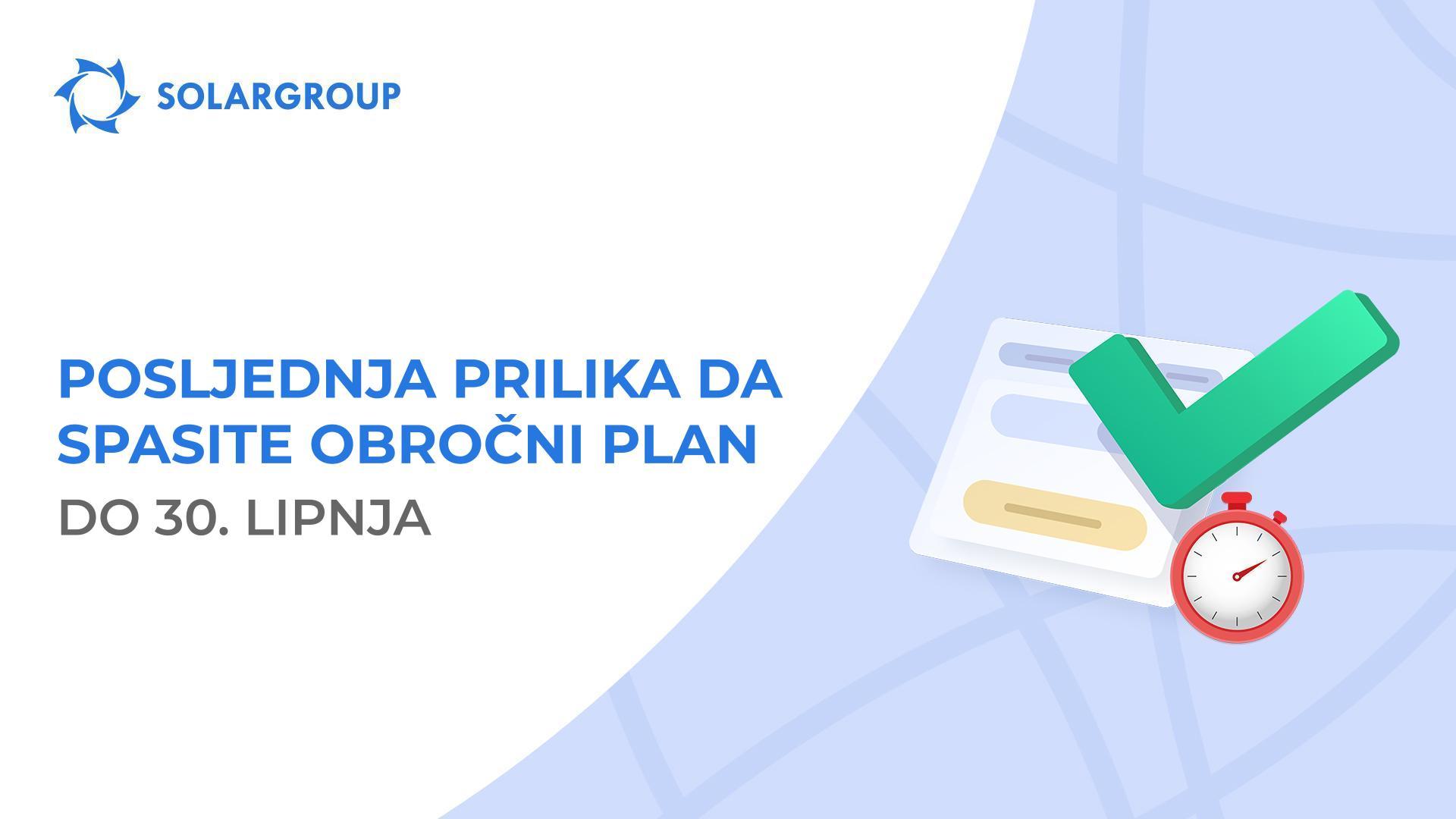 Zatvaramo mogućnost obnove obročnih planova koji su otkazani 2019. godine