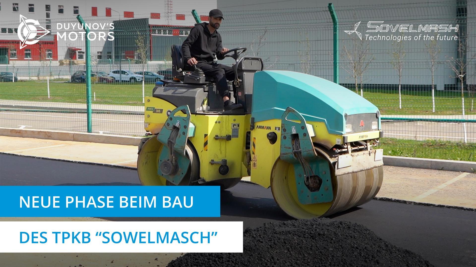 Beginn der Landschaftsbauarbeiten