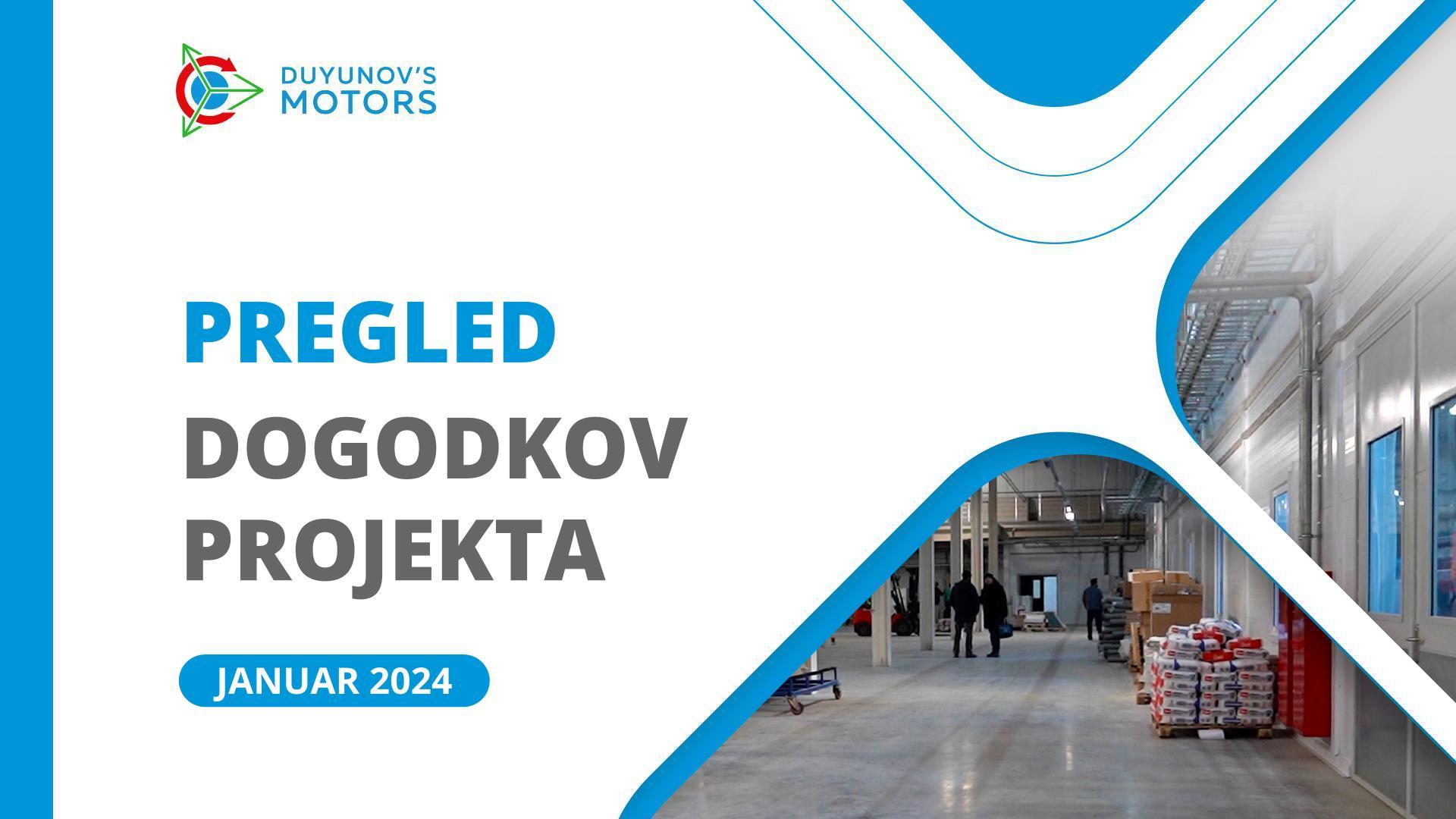 Ključni projektni dogodki v januarju