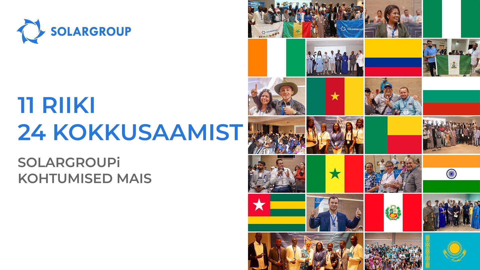 11 riiki ja 24 kokkusaamist: SOLARGROUPi kokkusaamised mais