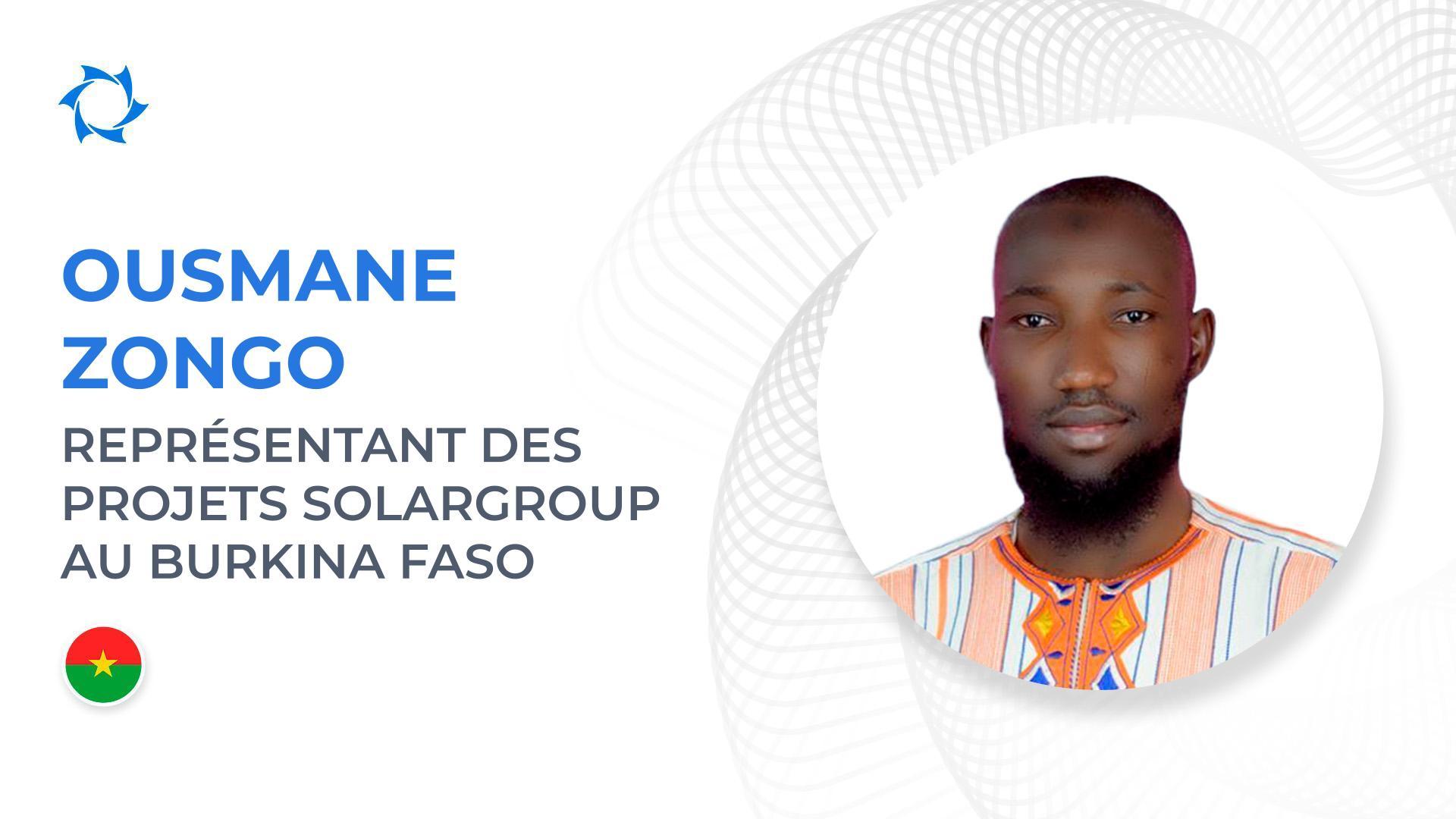 Nouvelle nomination dans notre équipe ! Rencontrez le Représentant des Projets au Burkina Faso