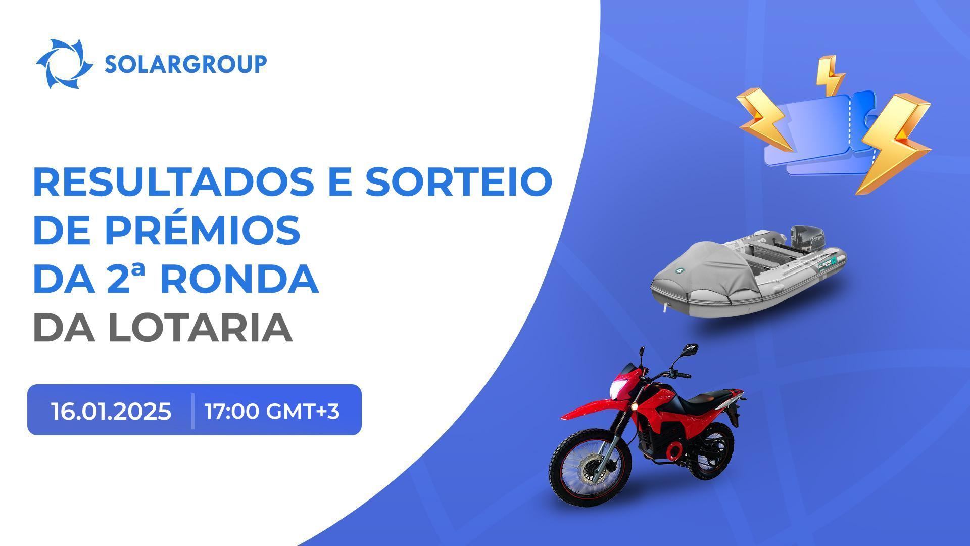 Habilite-se a ganhar uma embarcação elétrica ou um motociclo!