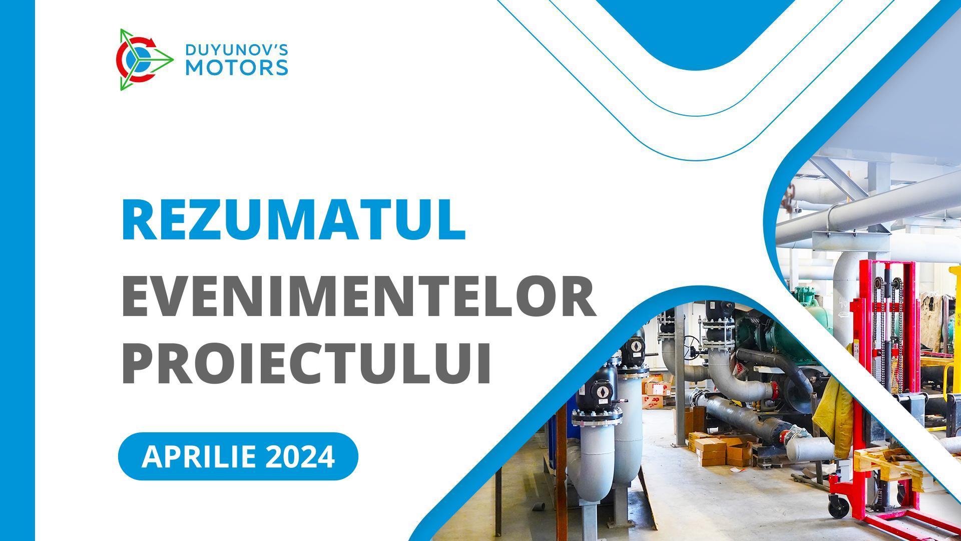 Cele mai importante evenimente ale proiectului din luna aprilie