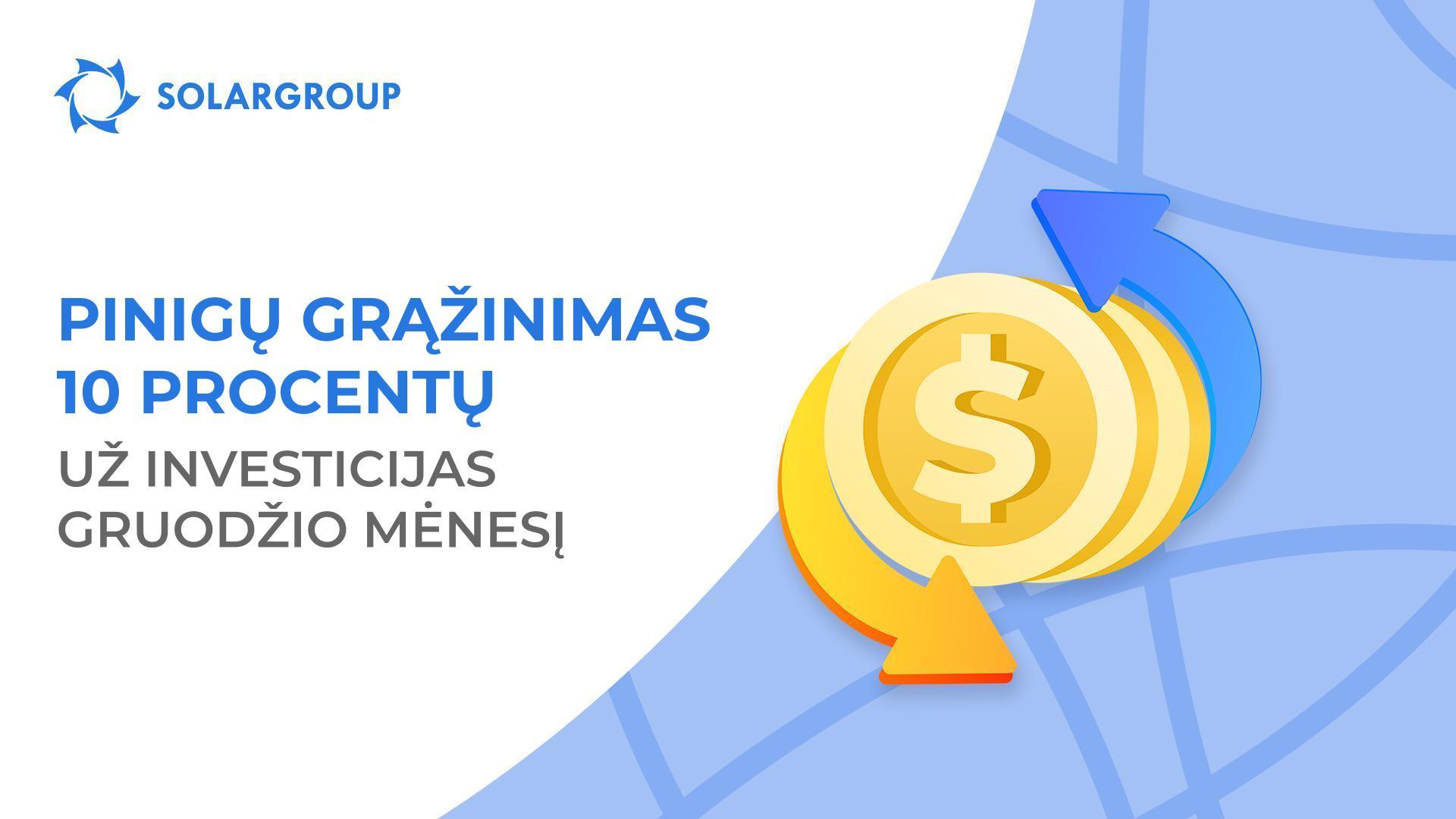 Kaip gauti ir kiek galioja pinigų grąžinimas už investicijas