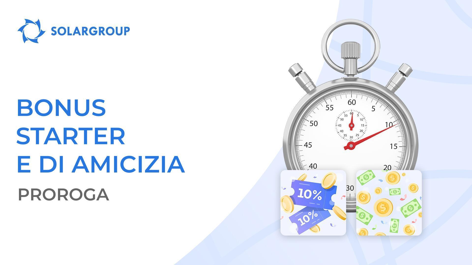 Per iniziare e per l'amicizia: prorogati i bonus più sfruttati di luglio