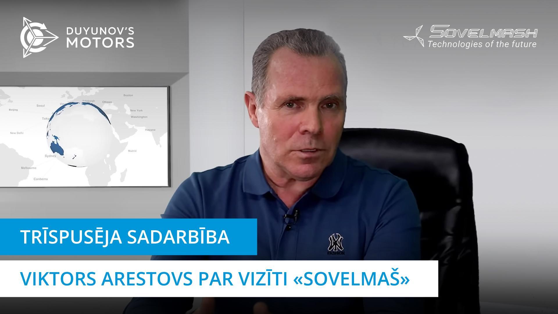 Viktors Arestovs: «Mēs darām vairāk, nekā vienkārši pelnām šeit un tagad»