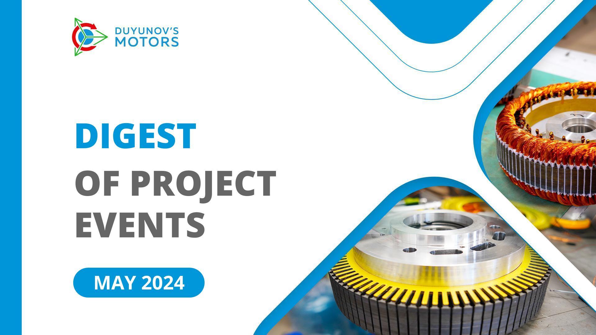 Key project events in May