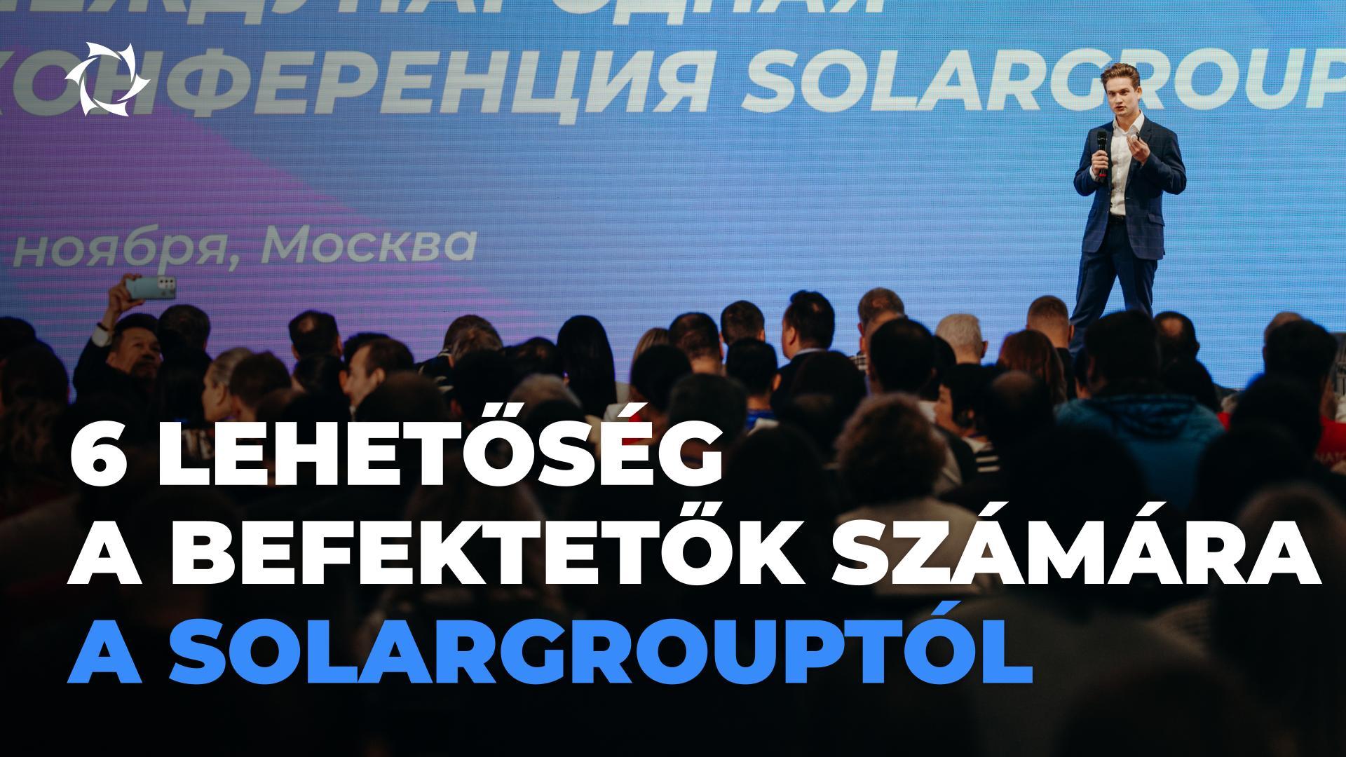 SOLARGROUP: megfizethetővé tesszük a nagyvállalati befektetéseket