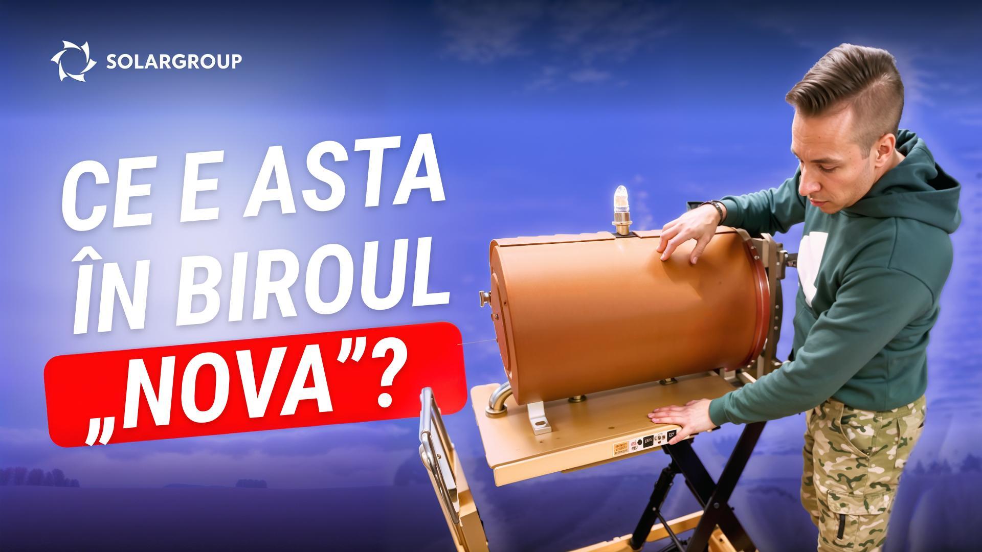 Un echipament nou?! Ce se întâmplă în biroul companiei „Nova” după webinarele despre dirijabile