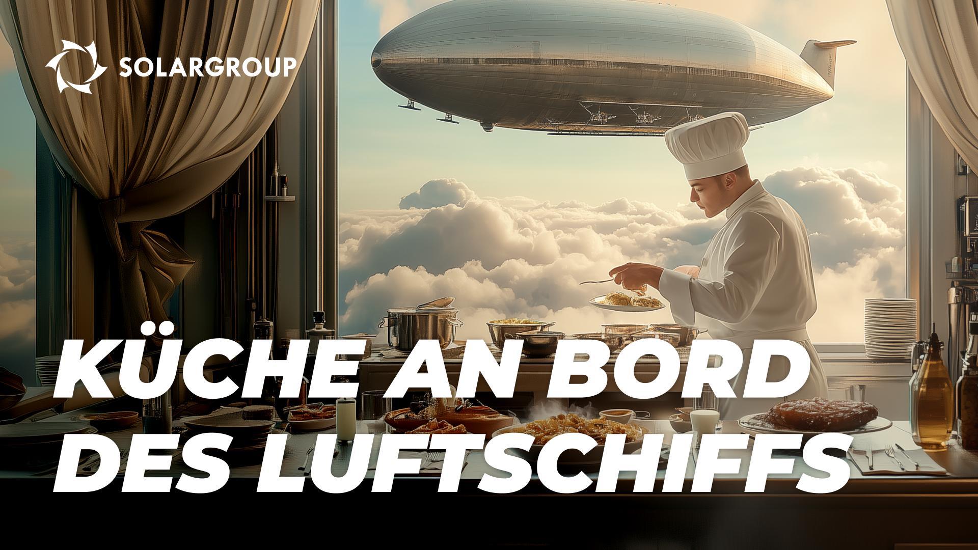 Essen an Bord des Luftschiffs: von der Geschichte bis zu den Bordrestaurants der Zukunft