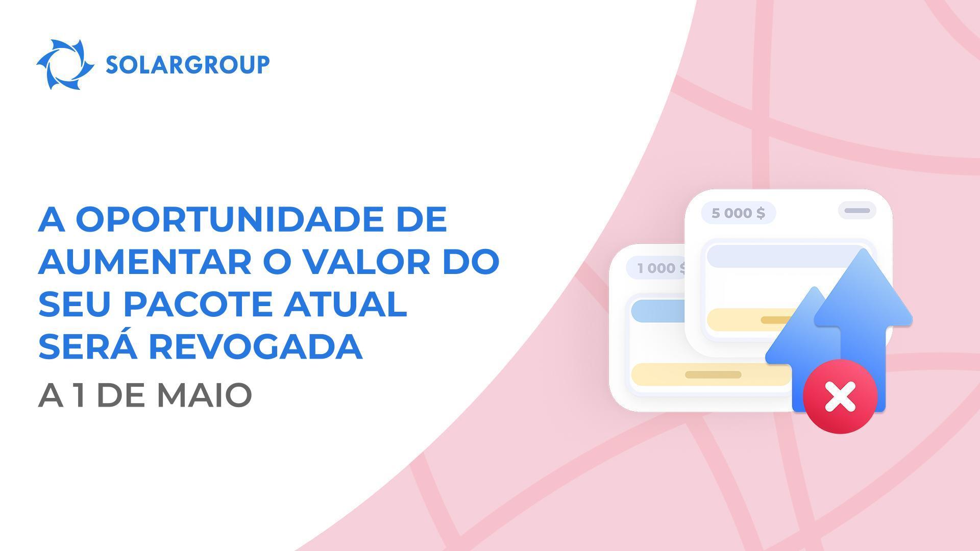 Apresse-se e aumente o valor do seu plano de pagamento em prestações atual!