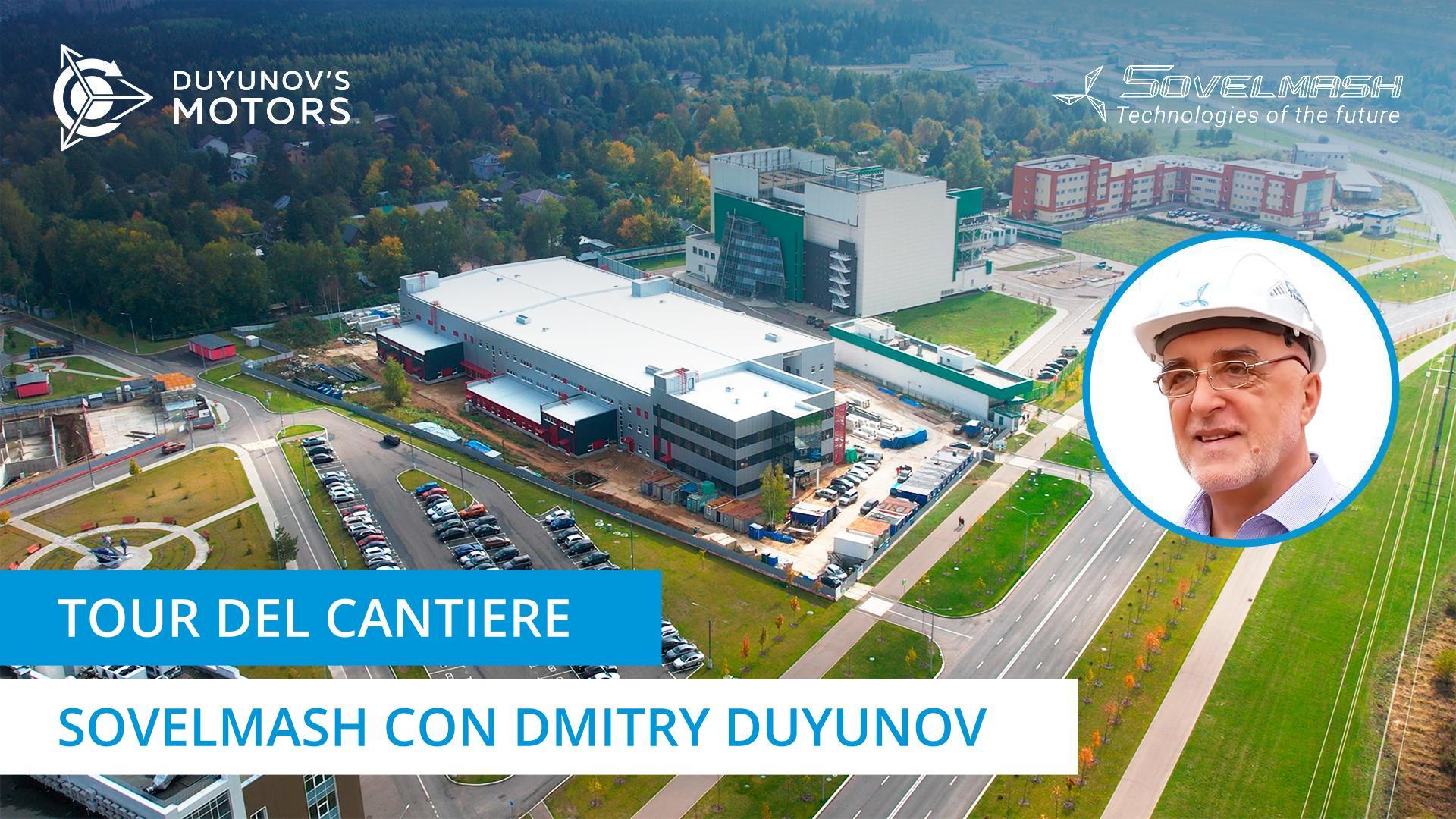 Tour del cantiere Sovelmash con Dmitry Duyunov