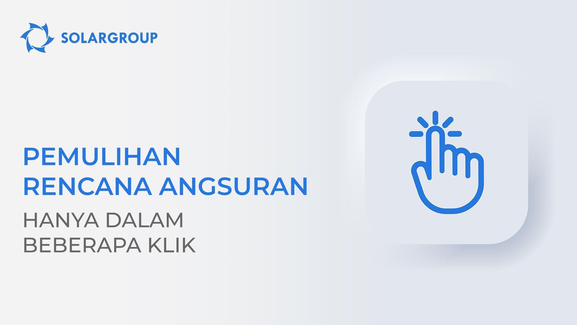 Pulihkan rencana angsuran Anda hanya dalam beberapa klik sampai tanggal 28 Februari