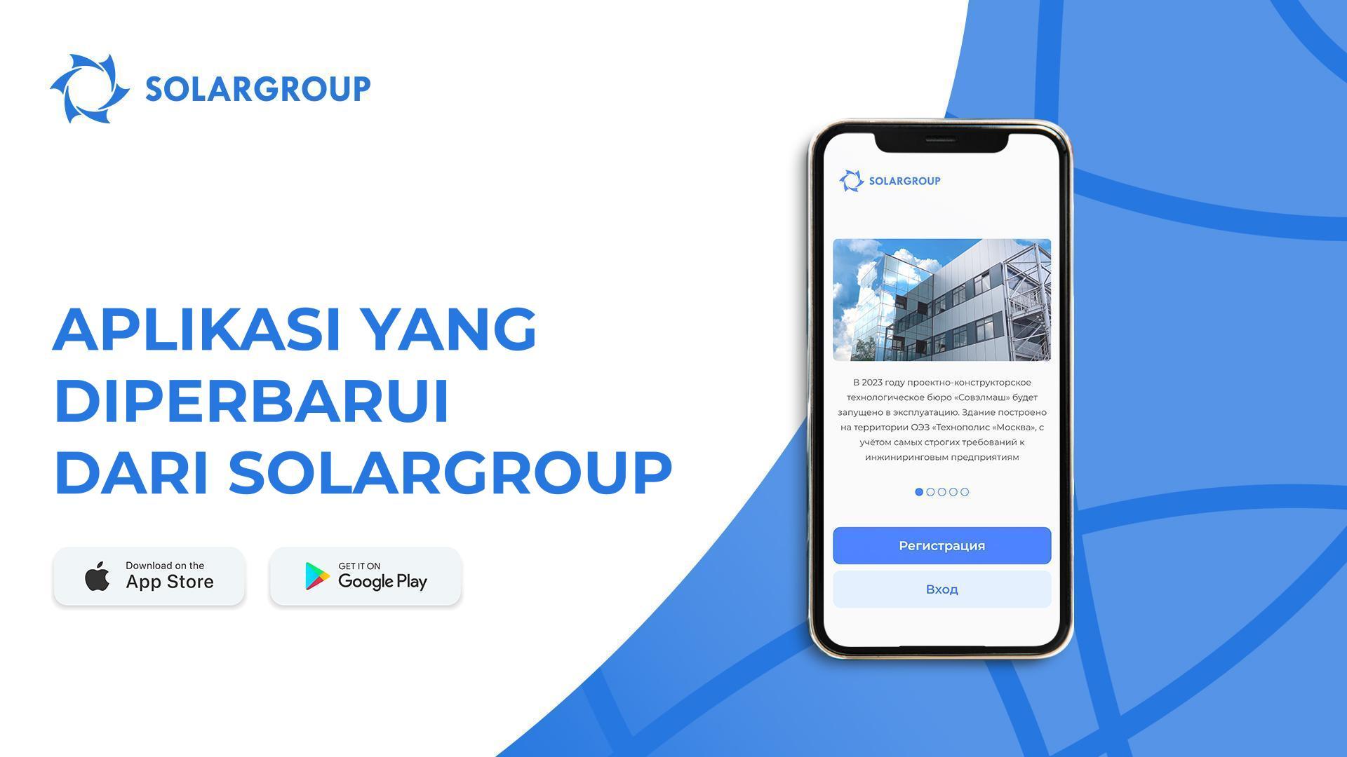Level baru: aplikasi seluler yang diperbarui dari SOLARGROUP tersedia dalam semua bahasa di back office