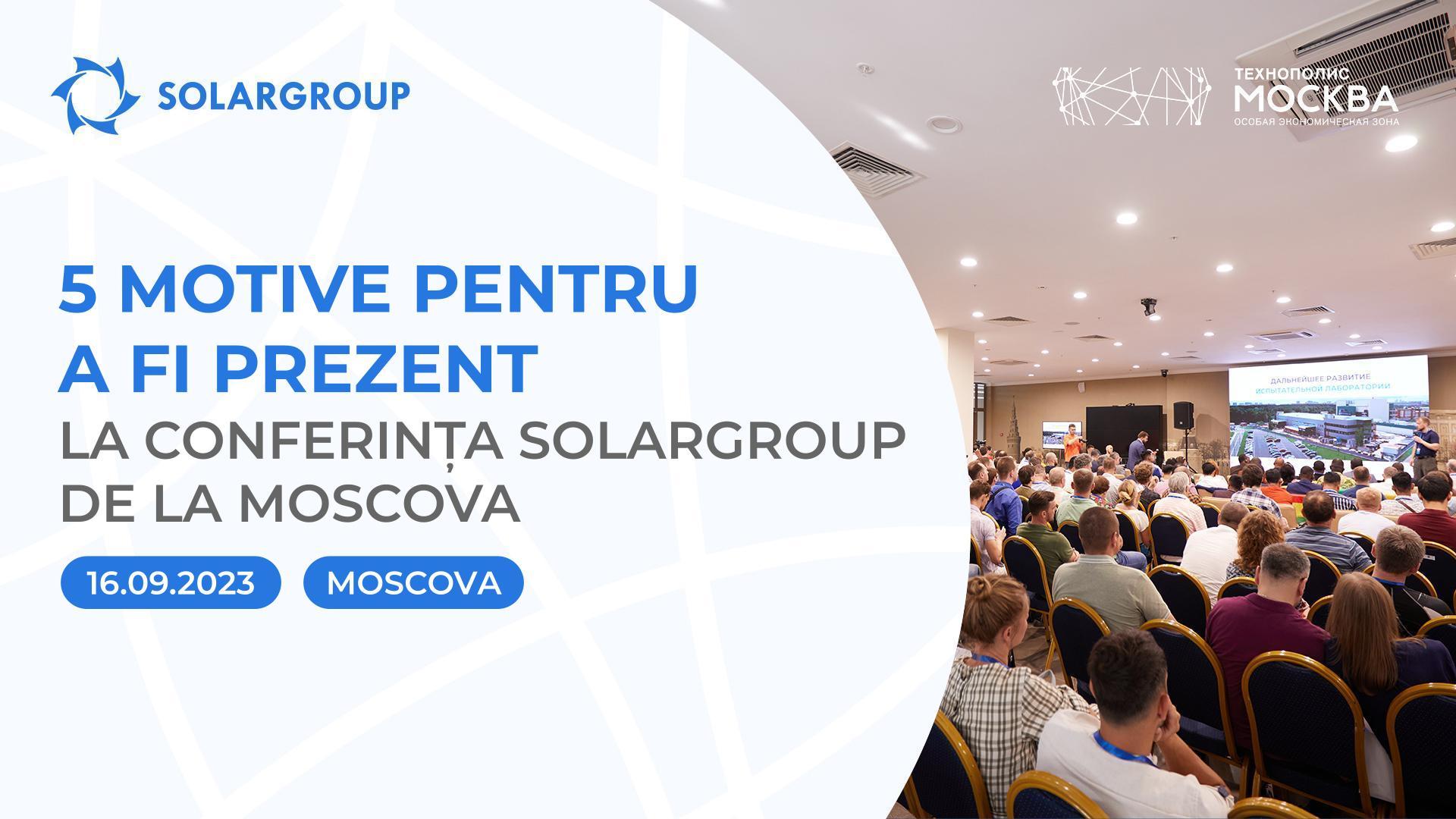 Conferința Internațională de la Moscova: 5 motive pentru a participa la eveniment