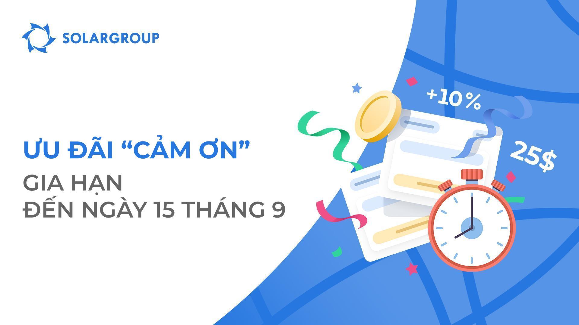 Chúng tôi đang gia hạn ưu đãi "Cảm ơn"