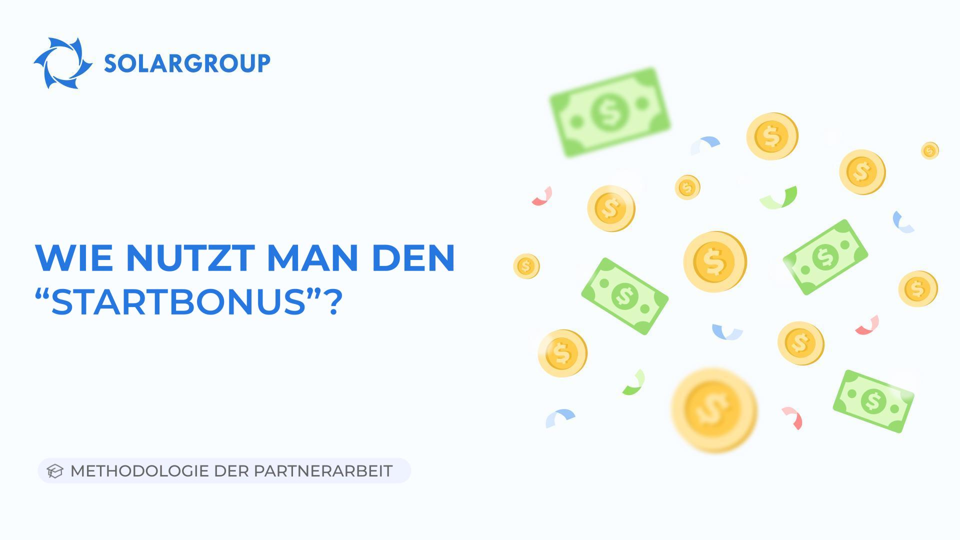 Wie nutzt man den "Startbonus"? | Methodologie der Partnerarbeit