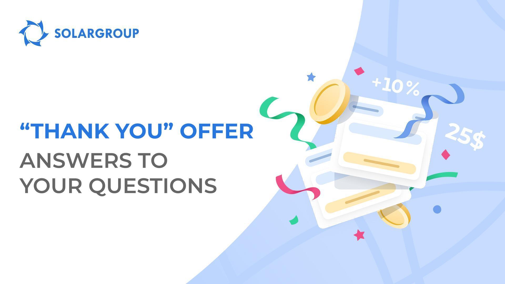 How do I get maximum bonuses in the "Thank You" offer?