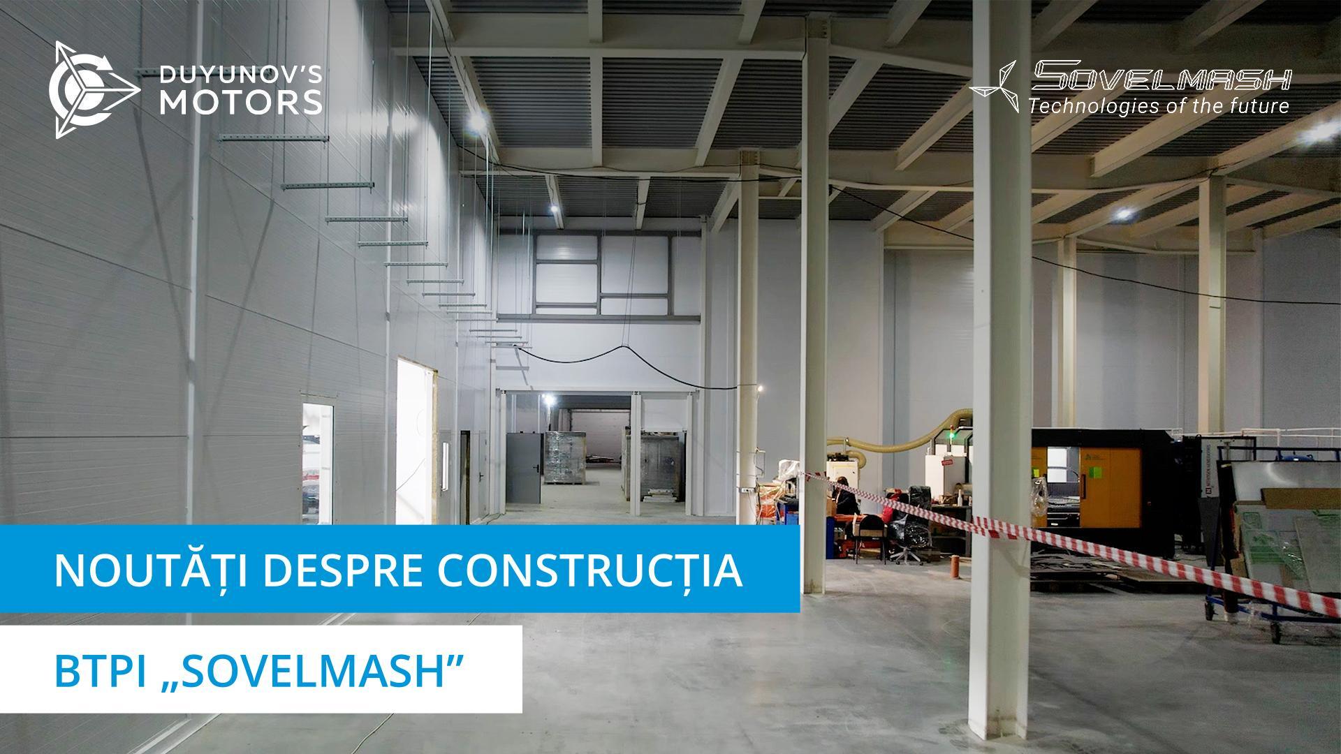 Instalarea rețelelor de utilități și a echipamentelor: cum progresează lucrările de construcție a BTPI „Sovelmash”
