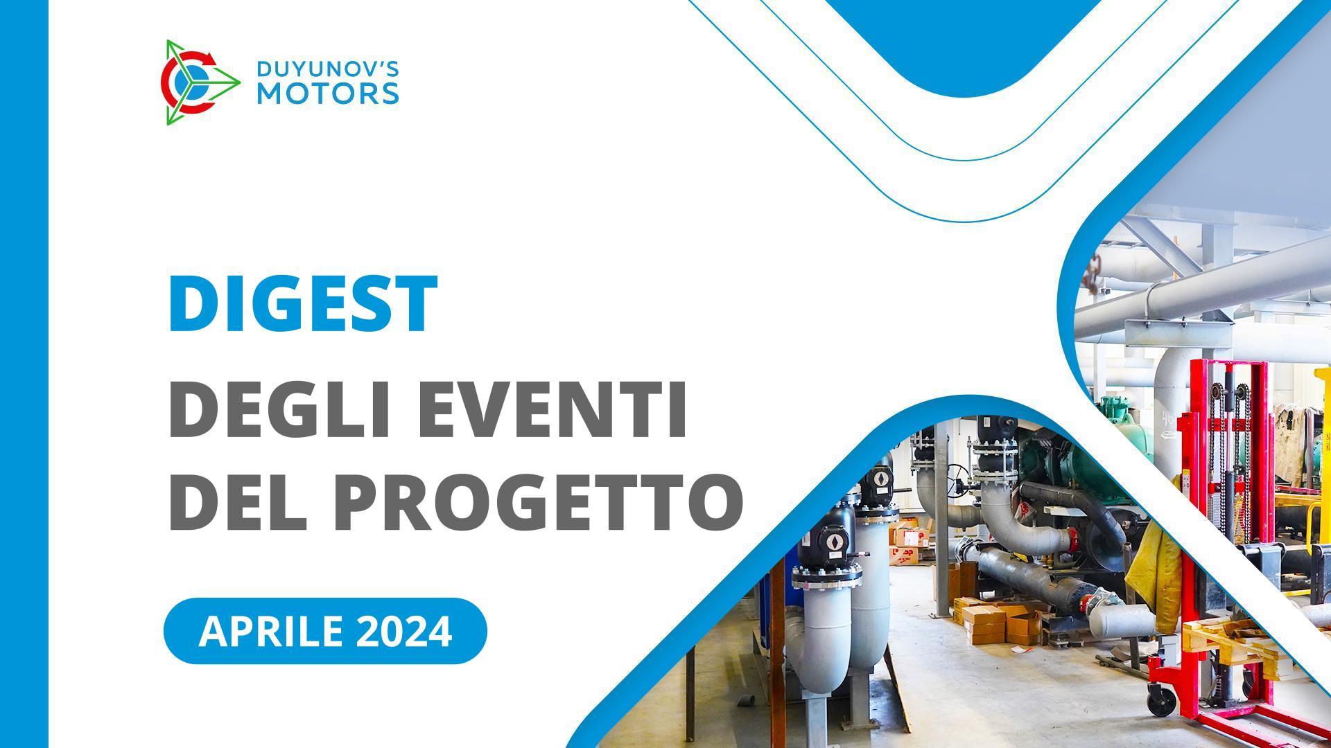 Eventi chiave del progetto ad aprile