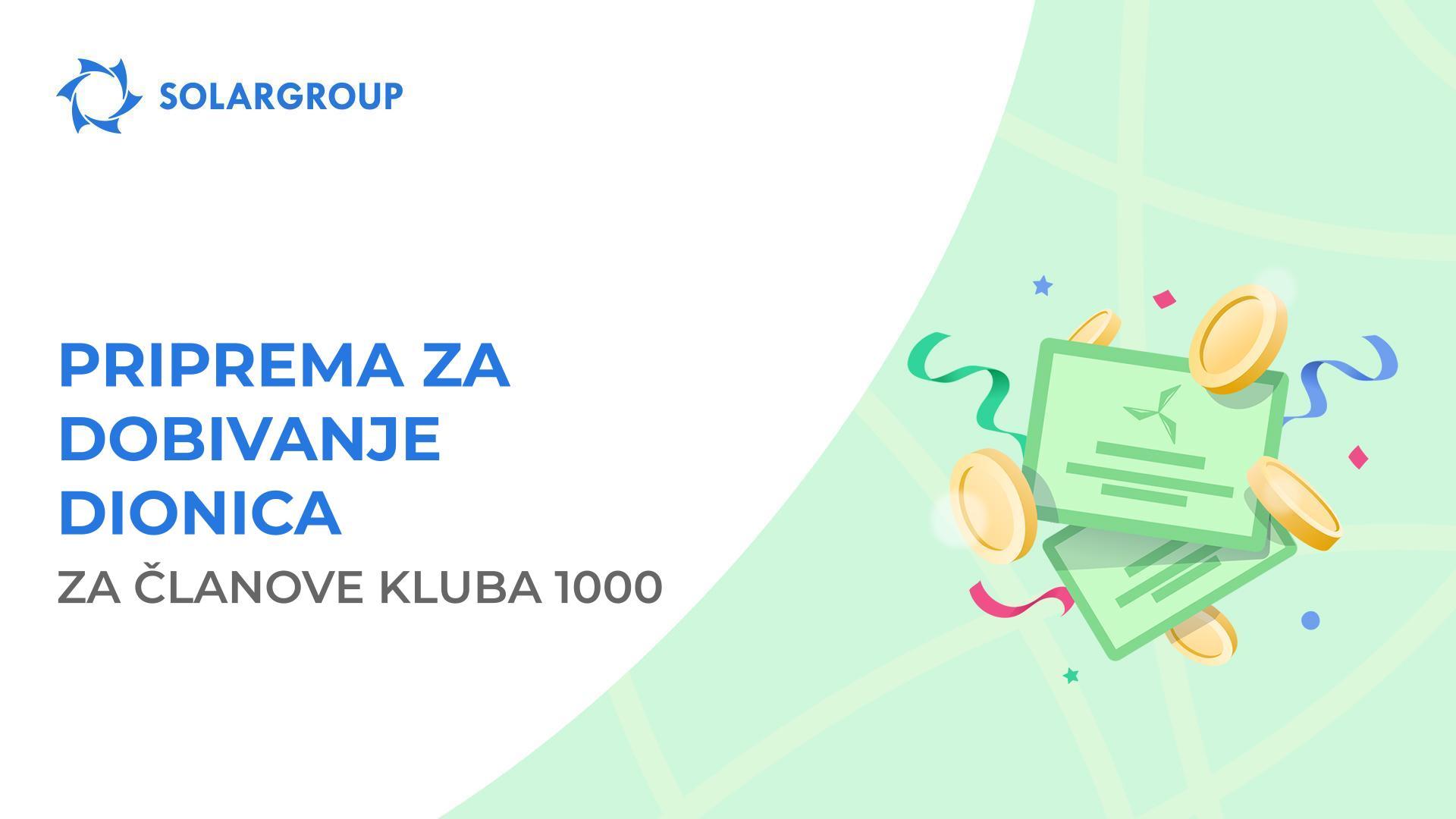 Funkcija pripreme za korporatizaciju (konverziju udjela) otvorena je za novu kategoriju ulagača