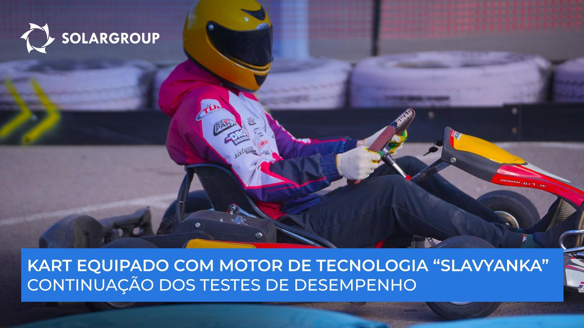 Resultados dos testes de desempenho numa pista de karting exterior