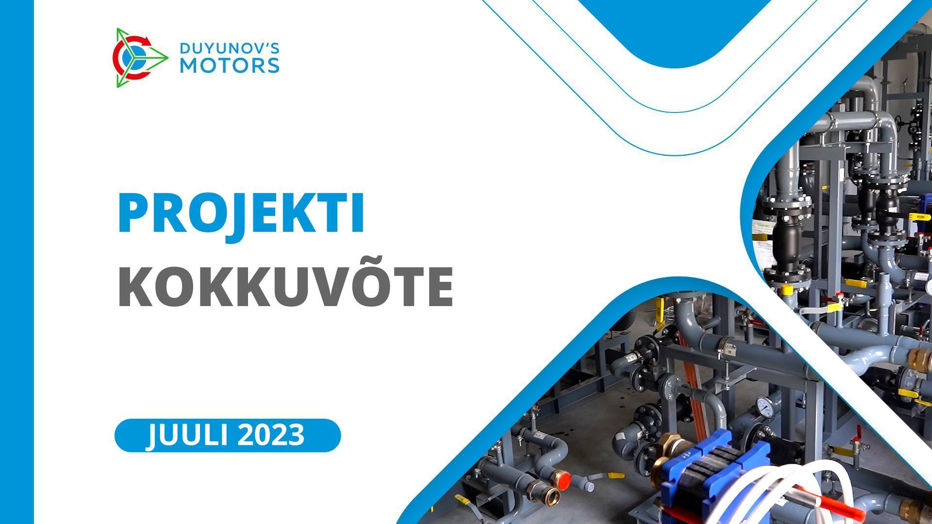 Projekti juulikuu võtmesündmused