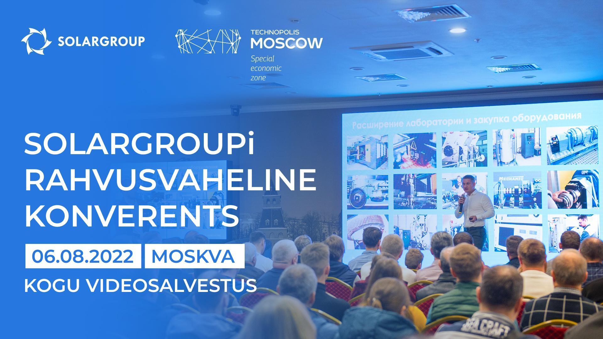 SOLARGROUPi konverents: ülekande salvestus